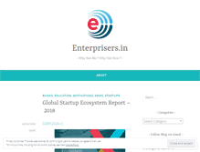 Tablet Screenshot of enterprisers.in